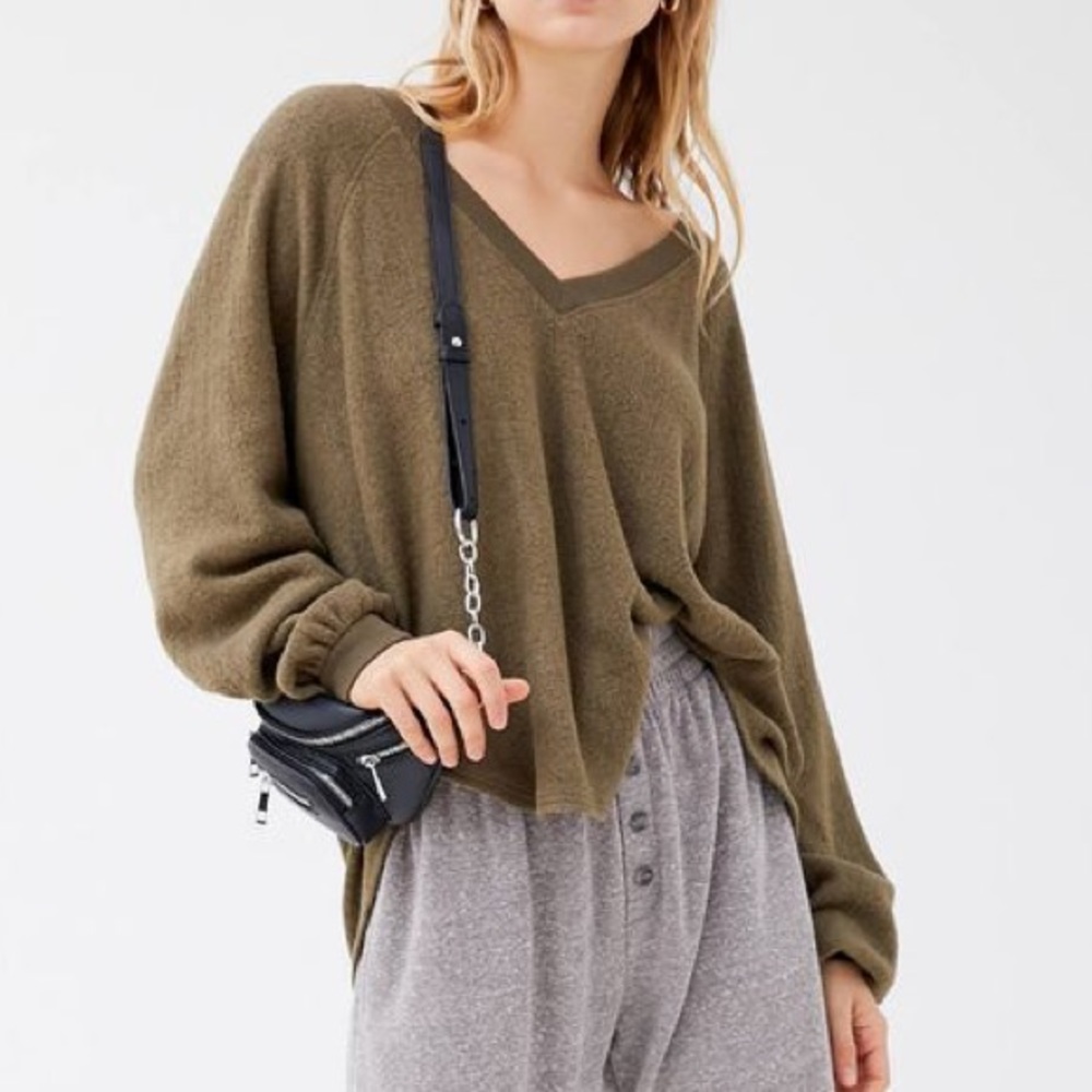 UO Lilith Teddy Longsleeve (Cream) - Picture 3 of 3
